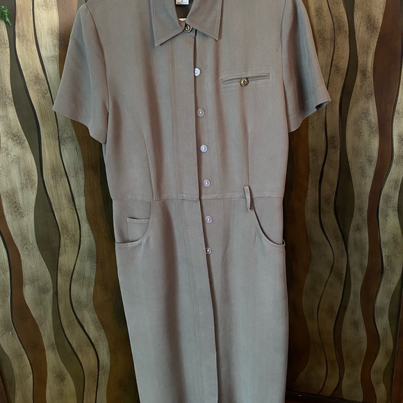 Vintage Jessica Howard Maxi Dress, size 10 Petite - Picture 1 of 7